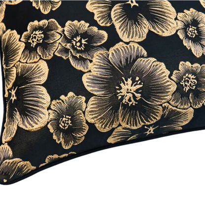 Luxury Dark Floral Embroidered Cover